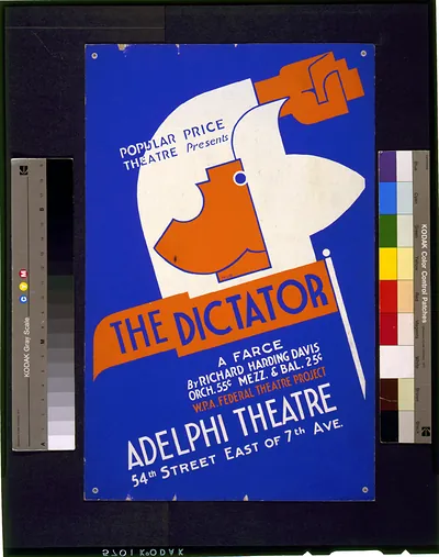 Popular Price Theatre presents The dictator" A farce by Richard Harding Davis / Pratt."
