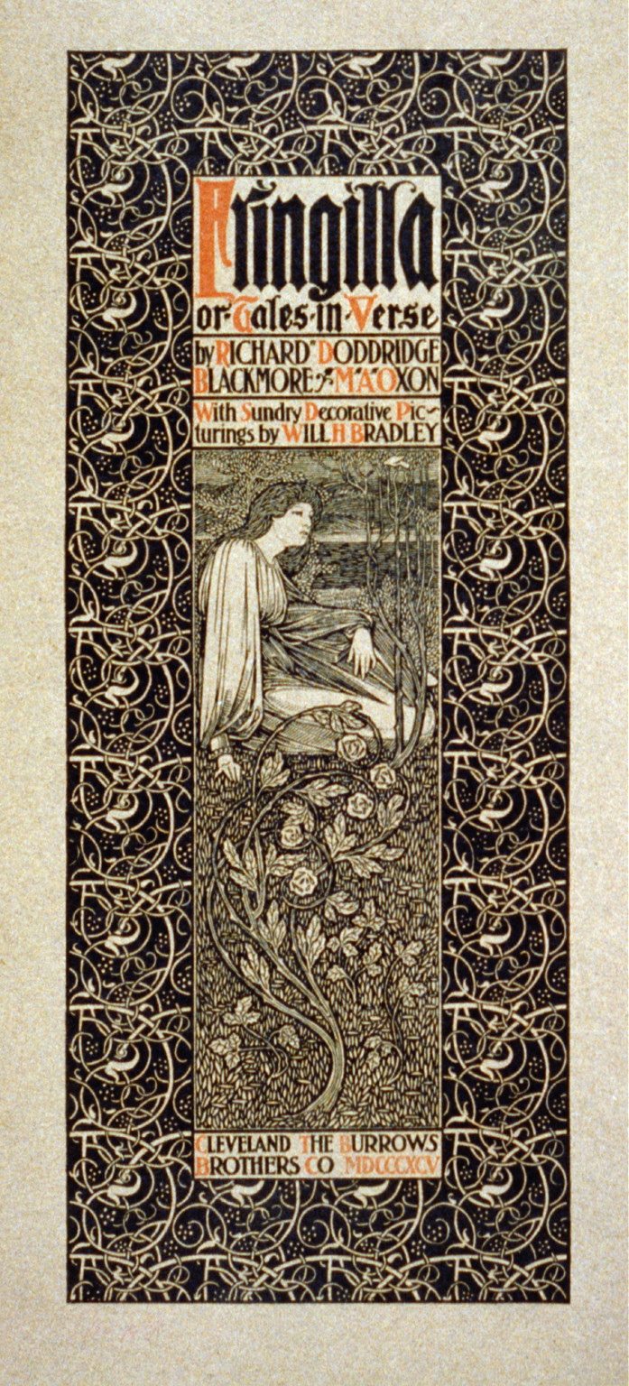 Fringilla or tales in verse by Richard Doddridge Blackmore, 1895 — vintage poster