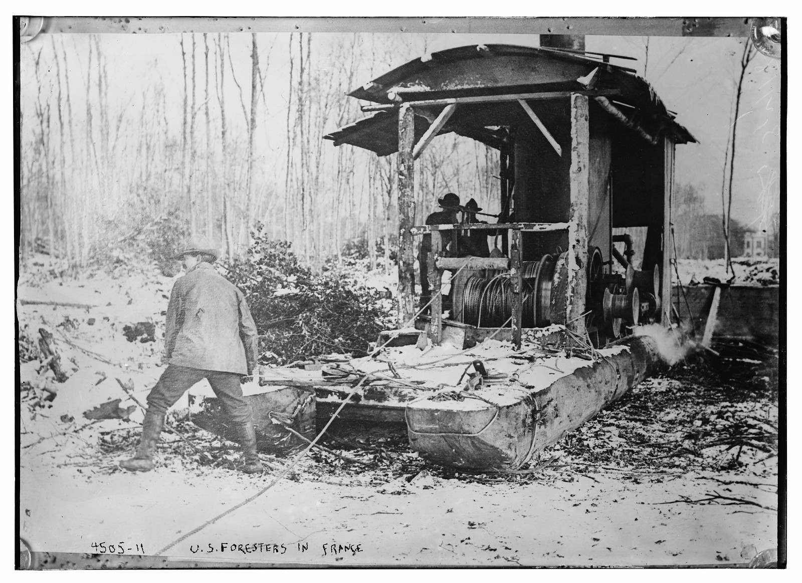 U.S. foresters in Fr., n/a — historic photograph