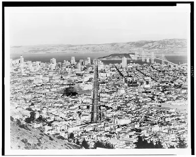 [View down Market Street, San Francisco, California]