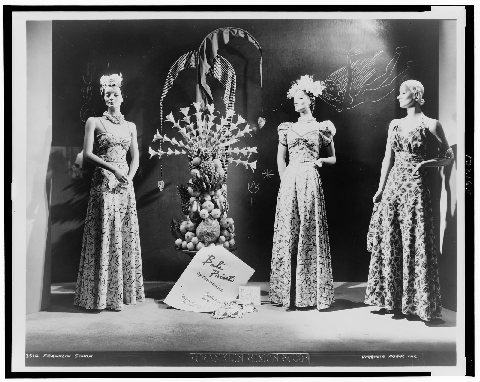 Bali prints by Covarrubias / Virginia Roehl., [between 1930 and 1950] — historic photograph