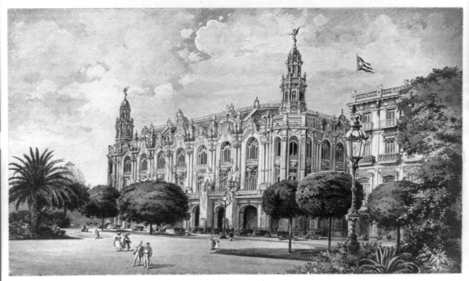 [The National Theatre, Havana, Cuba, exterior], c1918. — historic print