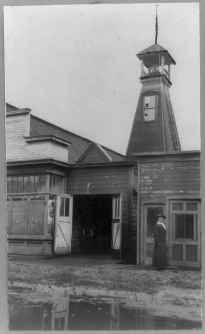 Town Hall and Soapy Smith's" saloon"