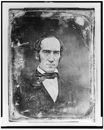 Unidentified man, daguerreotype portrait, about 1844