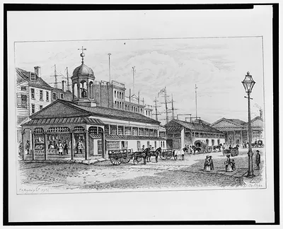 Catherine Market, 1850