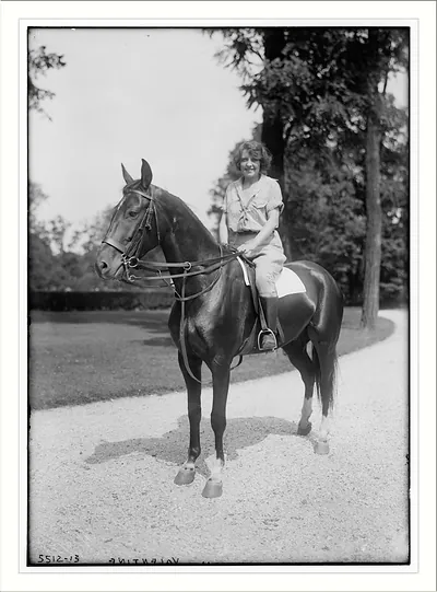 Valentine on horse