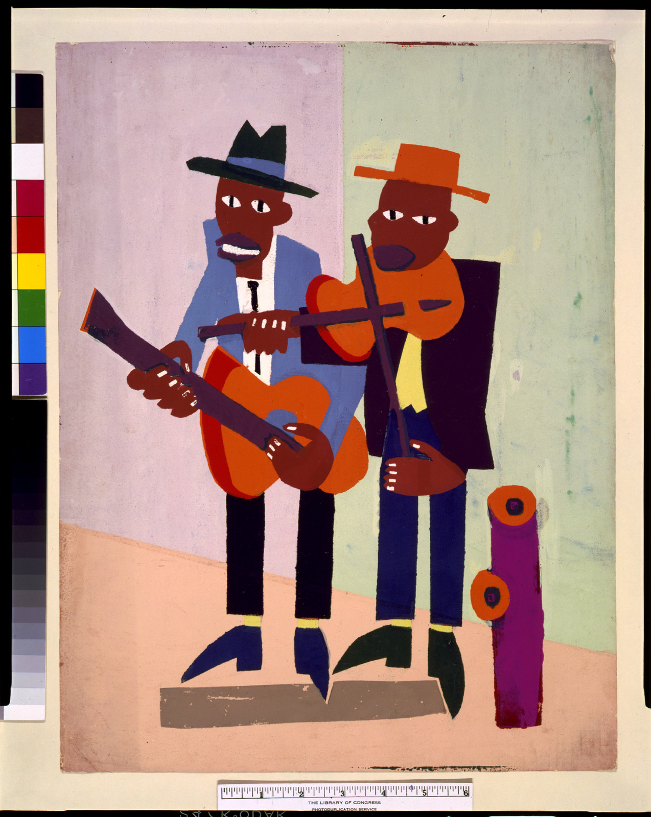 Street musicians, [ca. 1940] — historic print