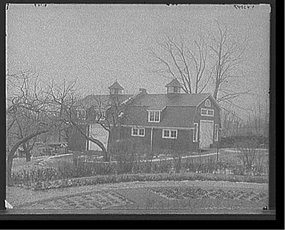 [Carriage house and grounds at club, New York City]