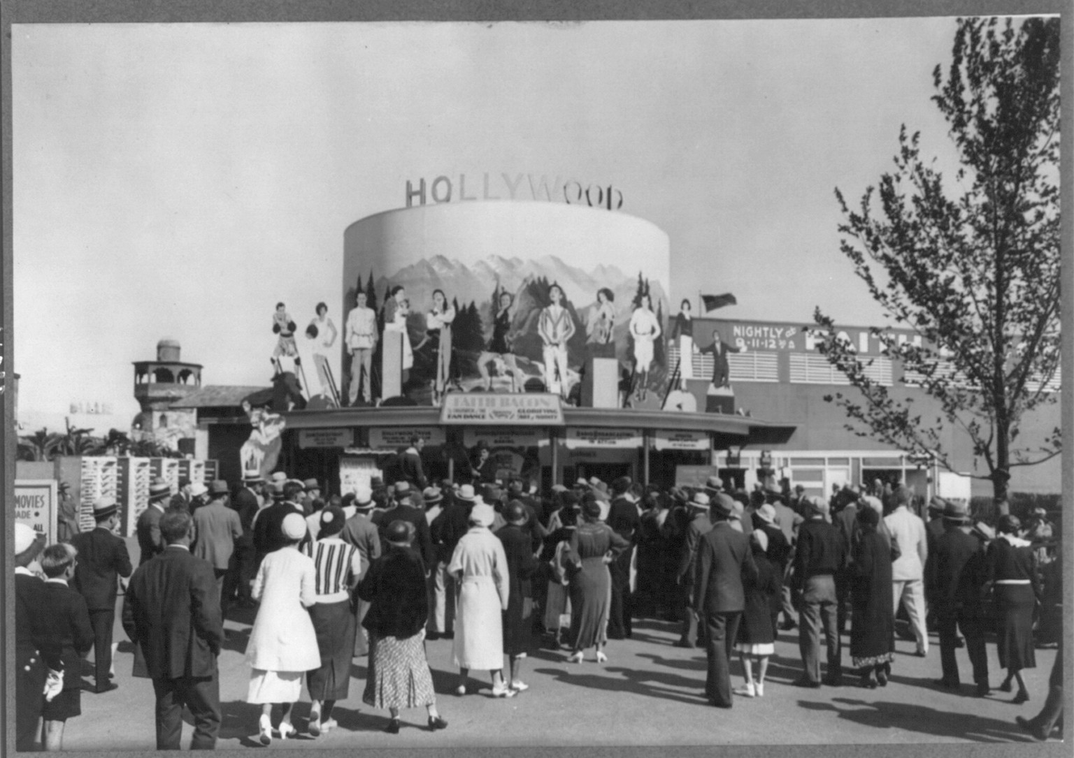Illinois - Chicago, 1933 - World's Fair, 1933: Hollywood exhibit, 1933 — historic photograph