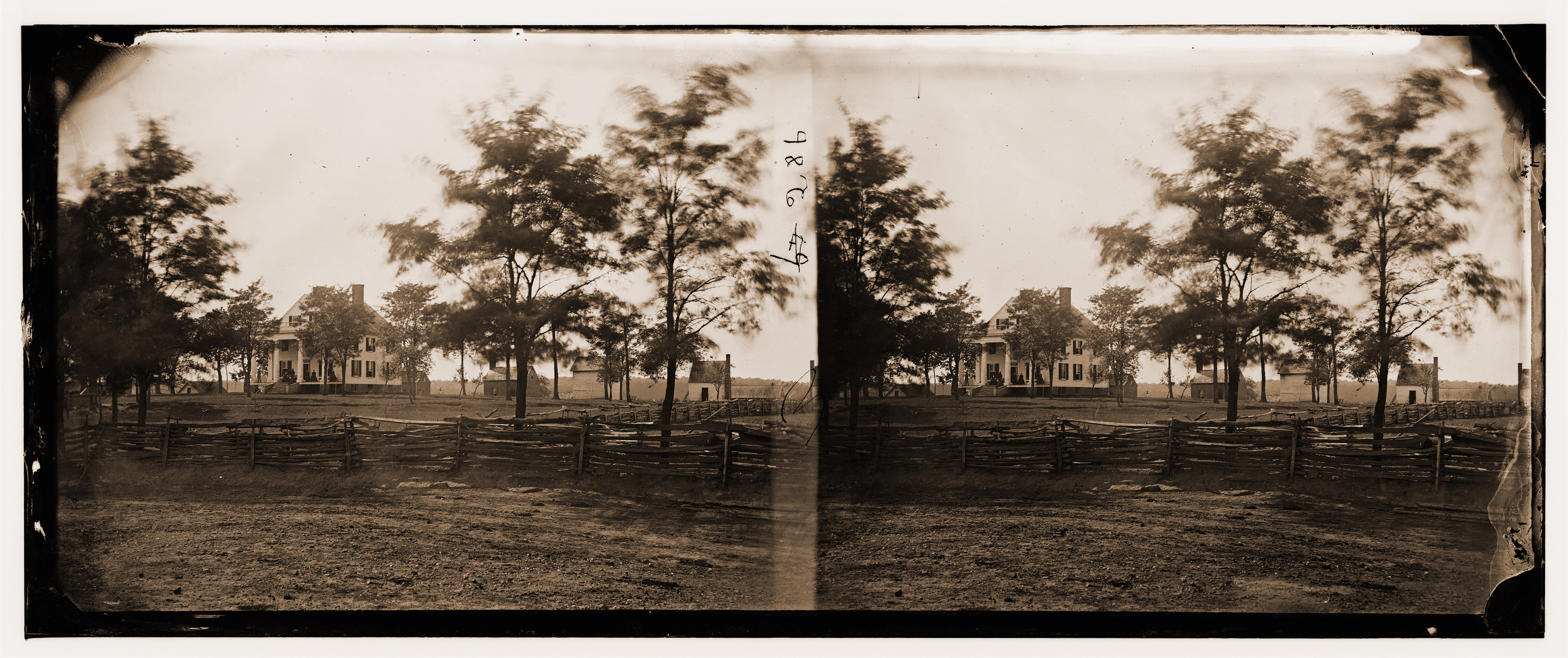 Culpeper Virginia (vicinity). Residence of John Minor Botts, 1863 — historic photograph