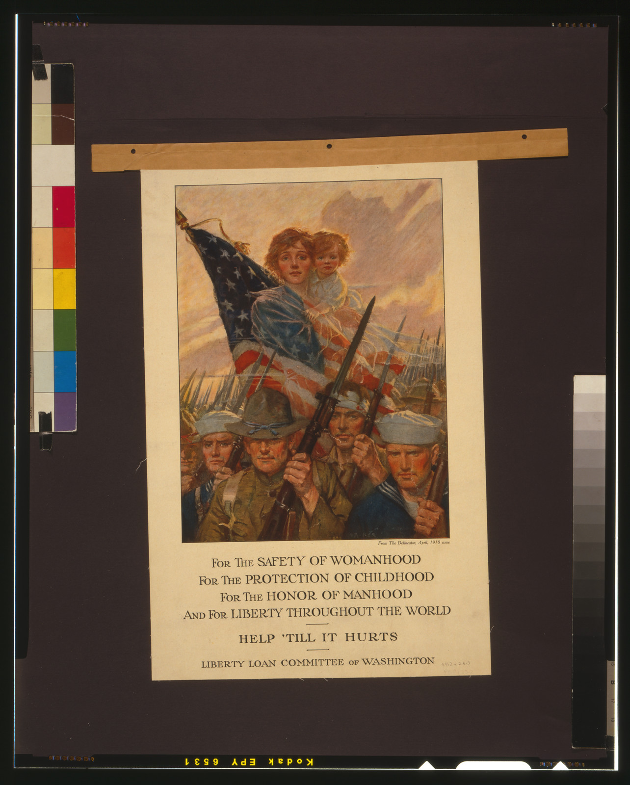 For the safety of womanhood ... help 'till it hurts / Ker., [1918] — vintage poster