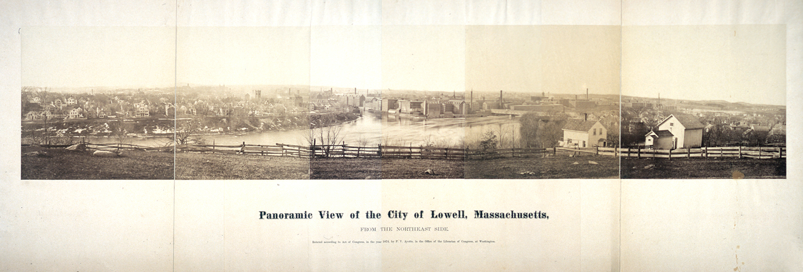 Lowell, Massachusetts, 1874, 1874 — historic image