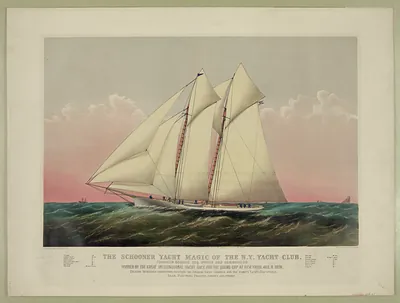 The Schooner yacht magic of the N.Y. Yacht Club: Franklin Osgood Esq. owner and commander