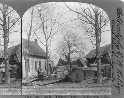 The great flood's toll, Logansport, Ind., March 1913