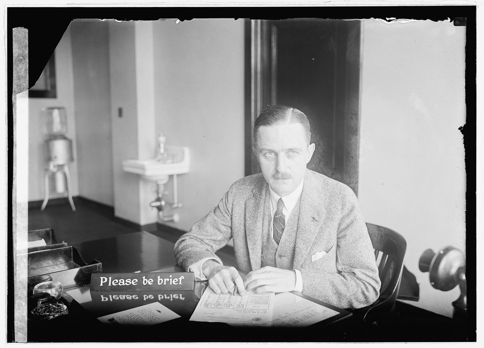 Dr. L.B. Rogers, [1922] — historic photograph