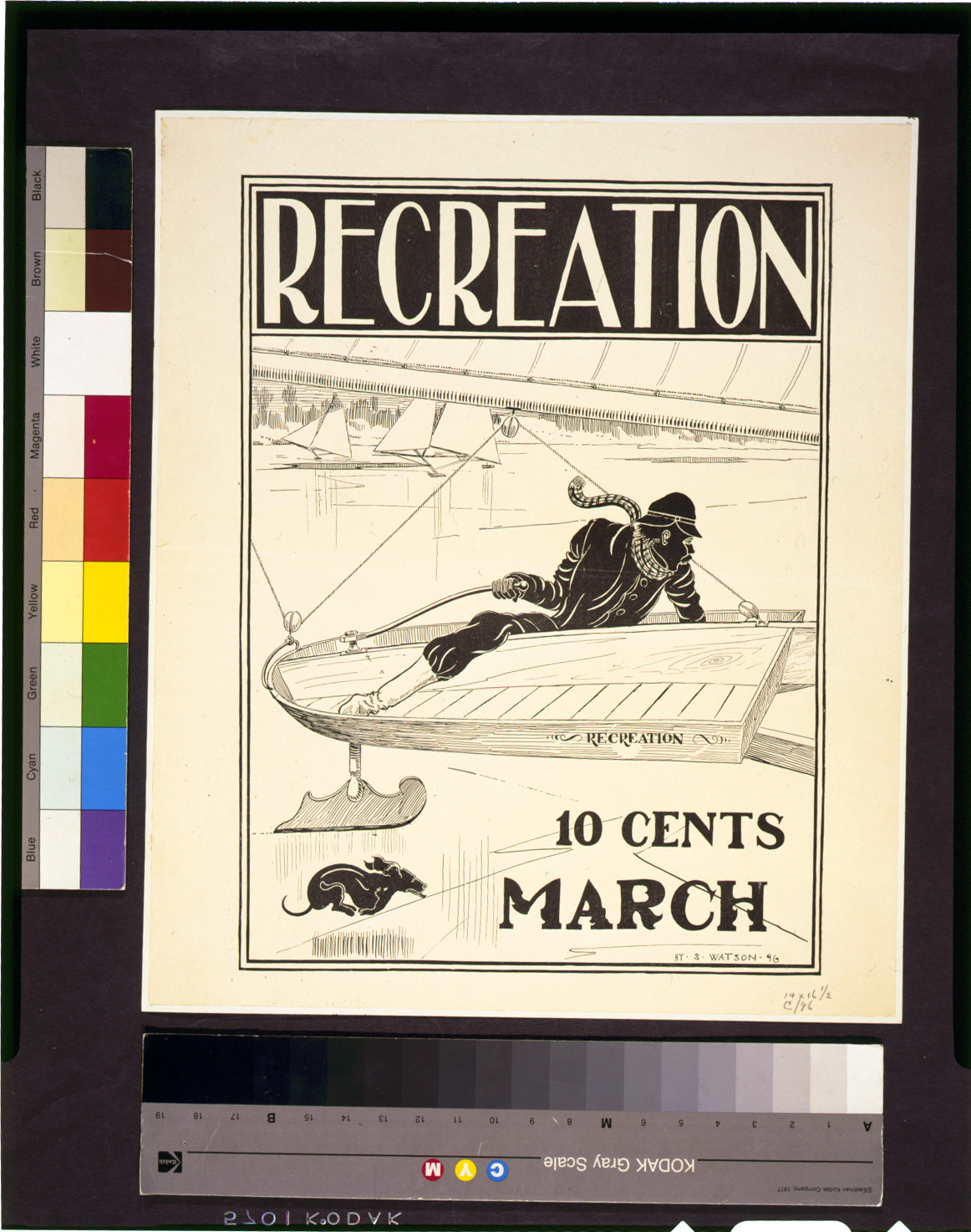 Recreation [for] March / Hy. S. Watson., [18]96. — vintage poster