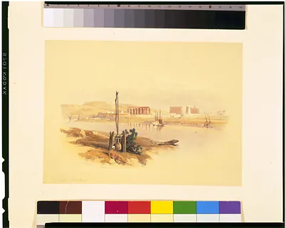 Ruins of Luxor, from the south west / David Roberts, R.A.