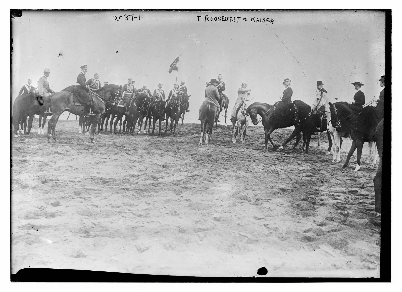 T. Roosevelt and the Kaiser, n/a — historic photograph
