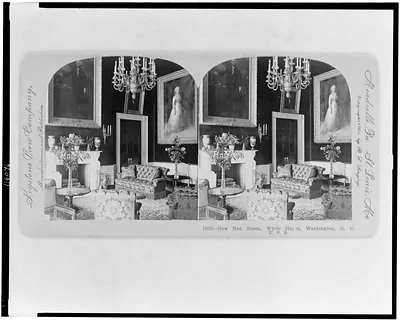 New Red Room, White House, Washington, D.C., U.S.A.