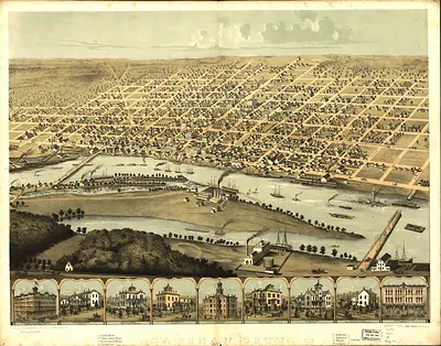 Saginaw, Michigan, 1867