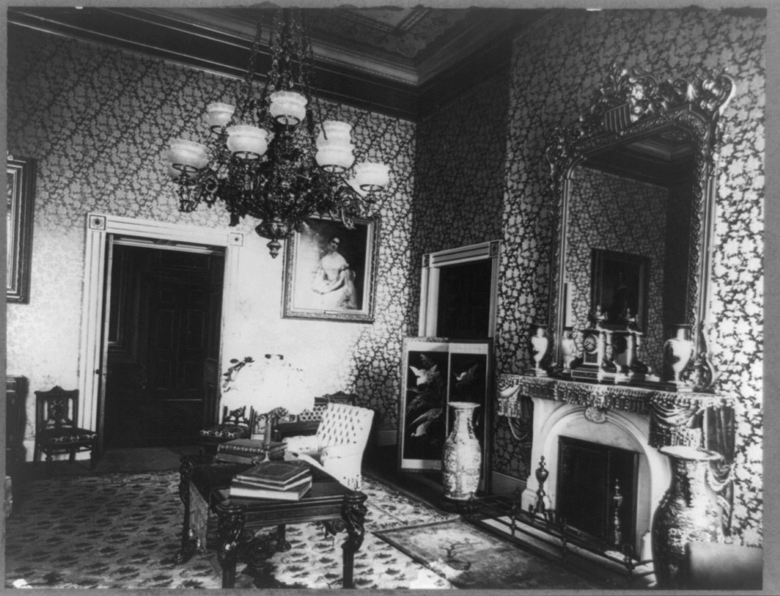 Green room in the White House, Washington, D.C., [ca. 1890] — historic photograph