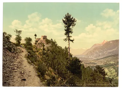 Chateau de la Soie pres Savièse Valais Switzerland