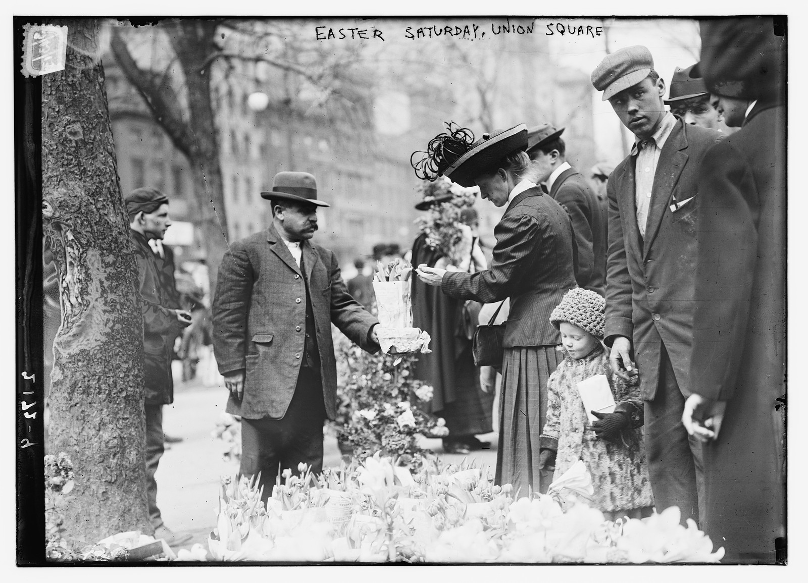 Easter Saturday, Union Square, n/a — historic photograph