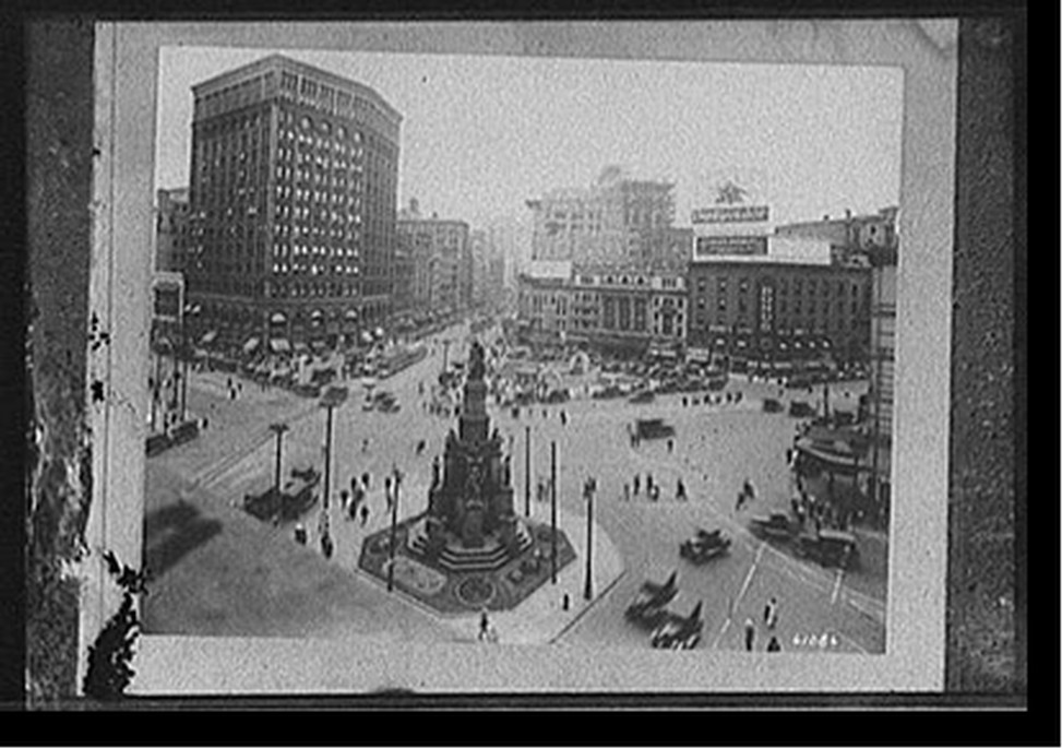 [Civil War monument and Campus Martius, Detroit, Mich.], [between 1900 and 1915] — historic photograph