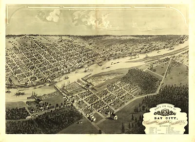 Bay City, Michigan, 1867