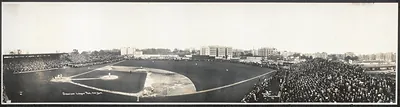 Panoramic view of American League Park, New York