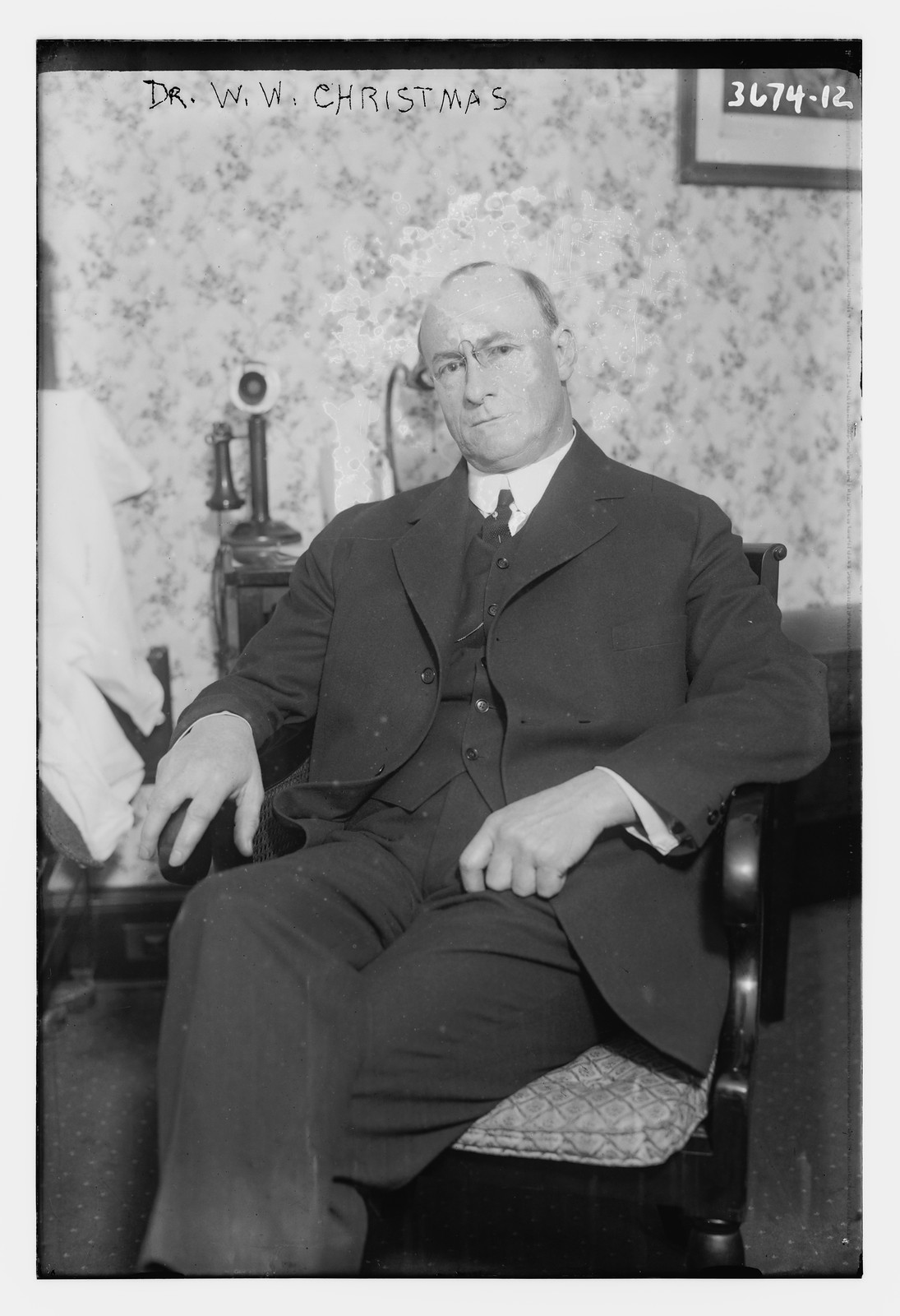 Dr. W.W. Christmas, n/a — historic photograph