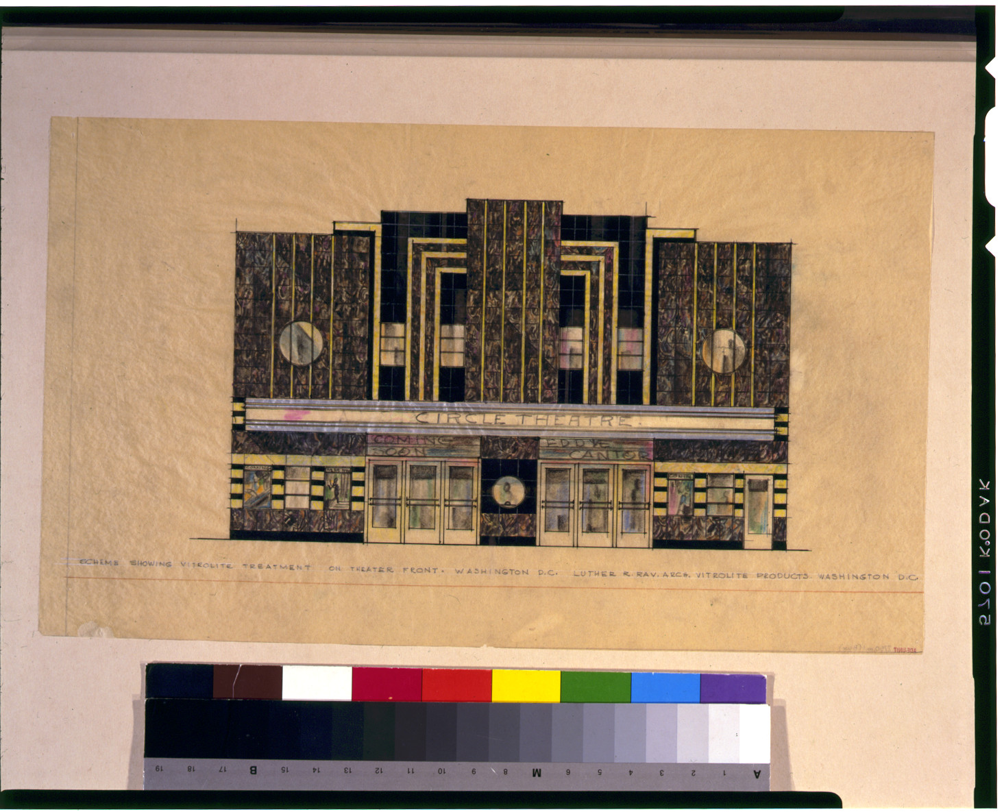 [Alterations to a motion picture theater (Circle Theatre"), 2002719442 — vintage poster
