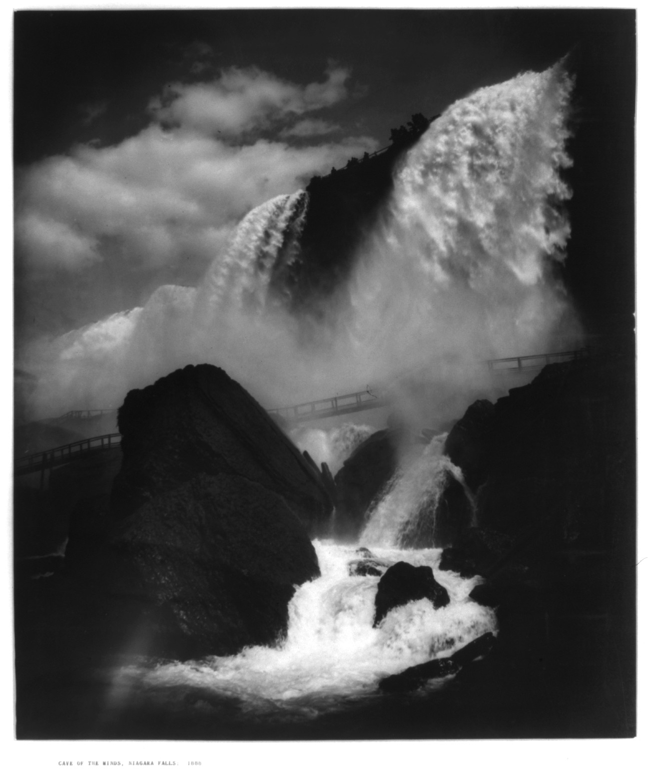 Cave of the winds, c1888. — historic photograph