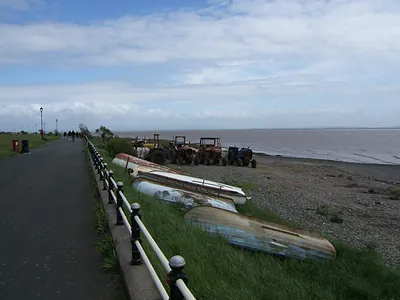 Lytham tractors lined up andy hay