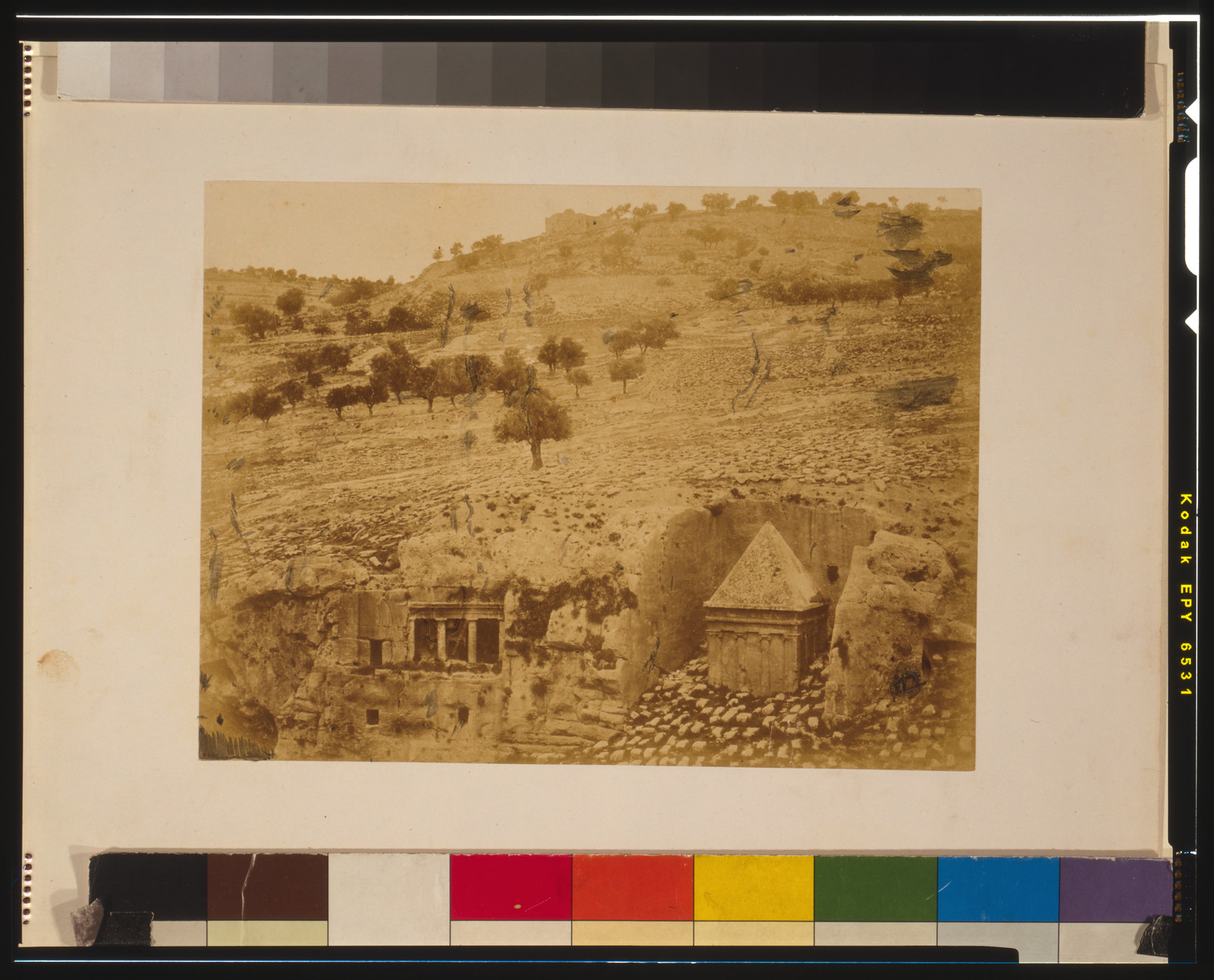 Tombeau de Zacharie, Jérusalem, Paris : Gidé et J. Baudry, 1856. — historic photograph