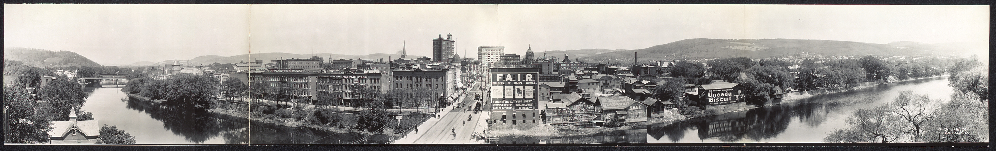 Panorama of Binghamton, New York, 1909, 1909 — historic image