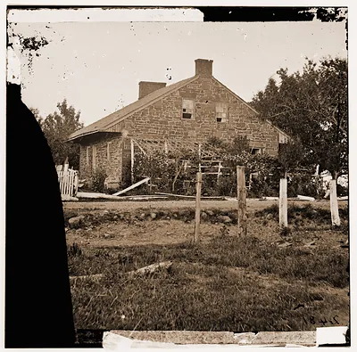 Gettysburg Pennsylvania. Headquarters of Gen. Robert E. Lee on the Chambersburg Pik