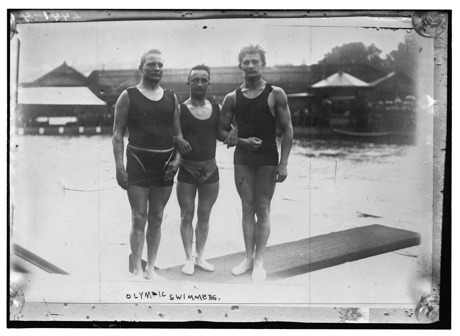 Olympic swimmers, n/a — historic photograph