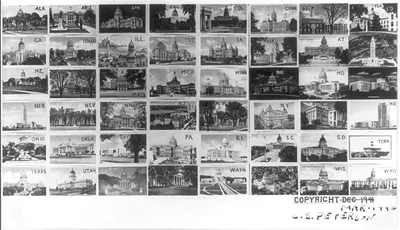 Composite of 48 state Capitol bldgs.