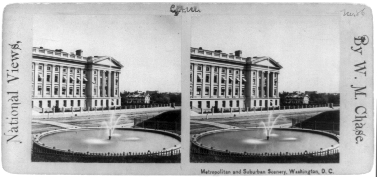 [U.S. Treasury Building, Washington, D.C.], [between 1870 and 1890] — historic photograph