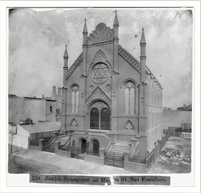 Jewish Synagogue on Mason Street, San Francisco