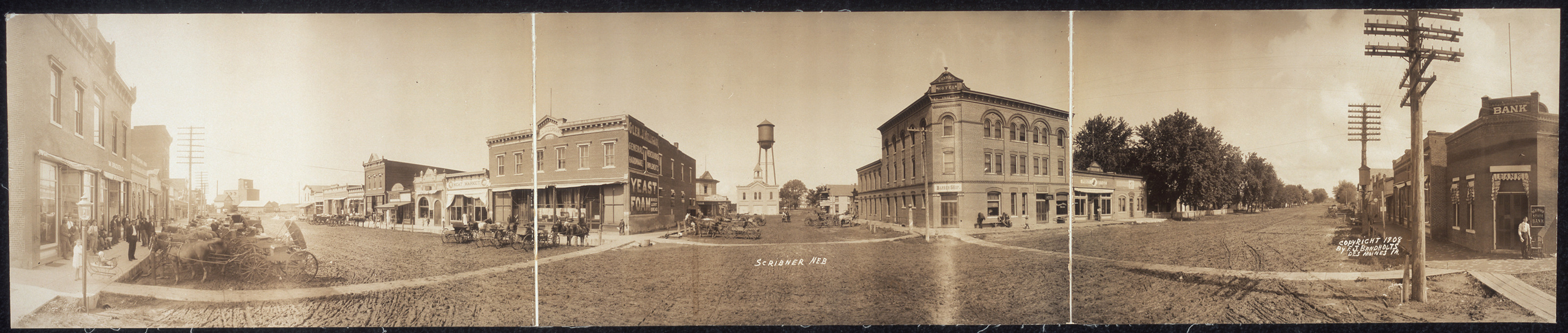 Scribner, Nebraska, 1908, 1908 — historic image