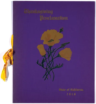 Proclamation By the Governor Thanksgiving Day, 1910