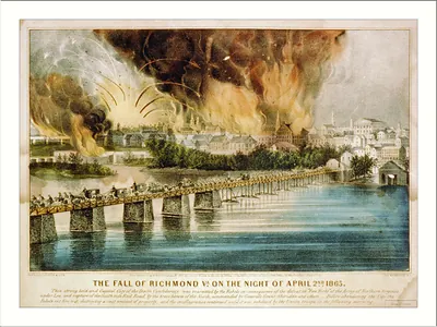 The fall of Richmond Va. on the night of April 2nd