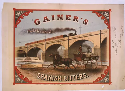 Gainer's celebrated Spanish bitters / P.K.
