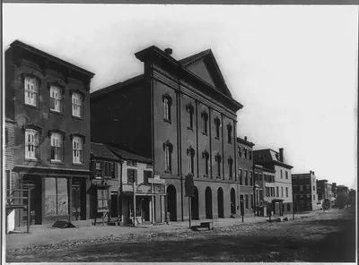 Old Ford Theatre, 10th Street, N.W., Washington, D.C. and other buildings