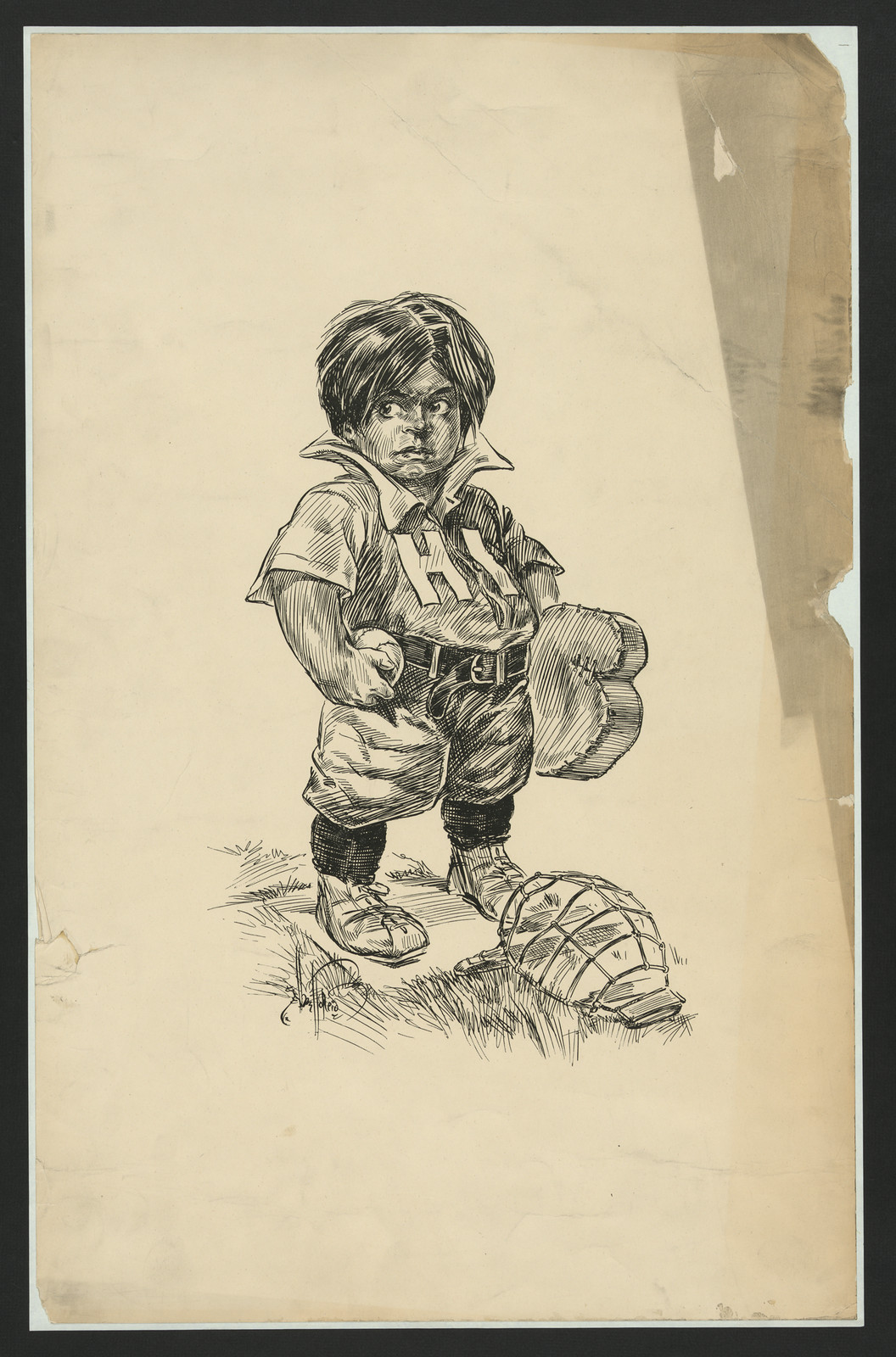 Haskell Indianbaseballboy — historic image