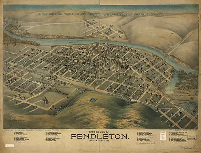 Pendleton, Oregon, 1890