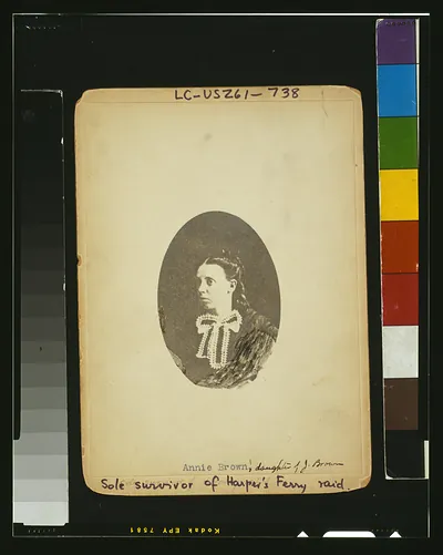 Annie Brown, daughter of J. Brown - sole survivor of Harper's Ferry raid