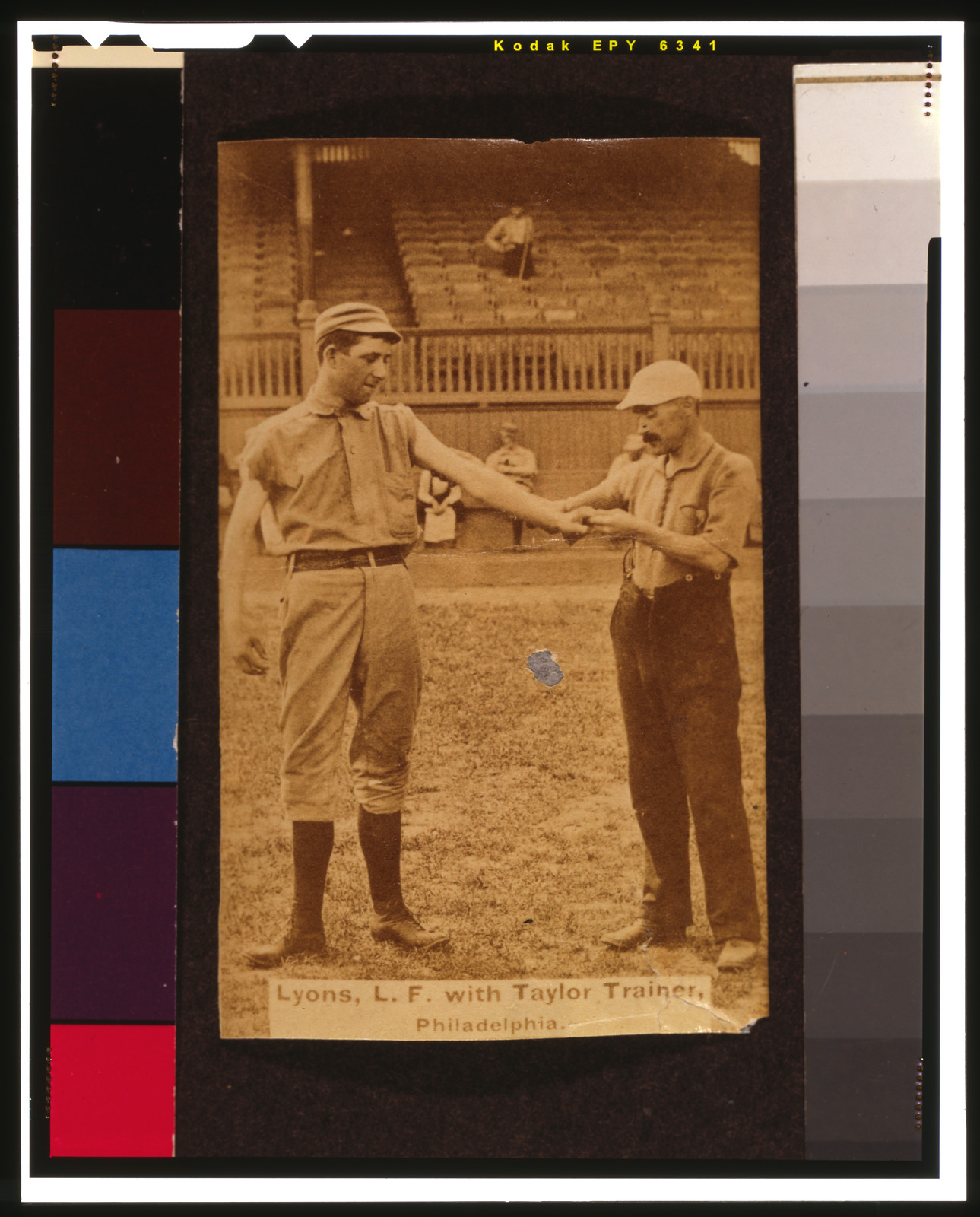 Lyons, L.F. with Taylor Trainer, Philadelphia — historic image